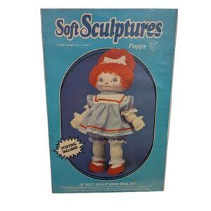 Soft Sculptures 18 inch Poppy Doll Quick Craft Kit New